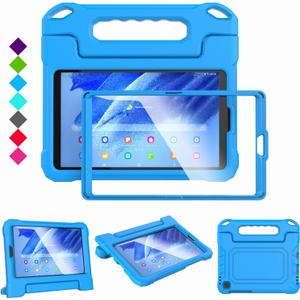 MAISON Kids Case for Samsung Galaxy Tab A9 8.7-inch 2023 SM-X110/ X115/ X117 & Galaxy Tab A7 Lite 8.7-inch 2021 T220/ T225/ T227 Shockproof, Built-in Screen Protector Stand Tablet Cover (Blue)