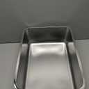 Kirecoo Stainless Steel Cat Litter Box, Large Metal High Sided Cat Pan Box, Indoor Litter Tray, Non Stick, No Smell, Easy to Clean, Pet Toilet Supplies for Cats