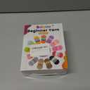 Beginners Crochet Yarn Set - 3x50g Snowy White, Chunky Thick Bulky Cotton Soft for Easy Stitches, Knitting & Crocheting