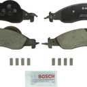 BOSCH BC1278 QuietCast Premium Ceramic Disc Brake Pad Set - Compatible with Select Ford Expedition; Lincoln Navigator; FRONT