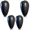 Ultrasonic Pest Deterrent x6 Units - Child Safe Pet Friendly - Repeller Plug in for Squirrel, Mouse, Rat, Spider, Moths, Bats, Crickets, Rodents, Insects. Get Rid Humanely. No Poison or Traps
