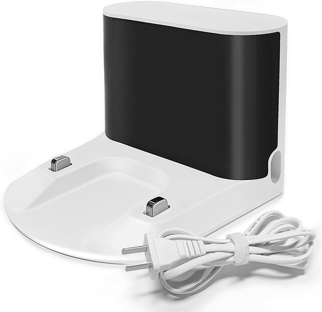 Charger Dock,Charging Base Compatible with Roborock S7/S5 Max/S6 MaxV/S6 Pure/S7 Plus/S7 Pure//S70/S75 Robot Vacuum Cleaner Charging Base, Charger Replacement Parts Docking Station