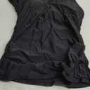 Yonique Women's Two Piece Swimsuits One Shoulder Tankini Tummy Control Bathing Suits Ruffle Swimwear (Black), XS