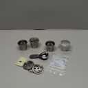 CAPMESSO Reusable K Cups for Keurig: 2026 Updated All Stainless Steel Coffee Pods with 5 Holes for Keurig K Supreme, K Slim, K Duo Gen 2 Multistream Coffee Maker with Scoop, Zero Plastic (4 Pack)