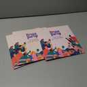 3 x HOUSE OF PARTY Christmas Banner - "HO HO HO" Christmas Sign, Festive Santa Claus & Christmas Tree Garland for Holiday Decorations, Xmas Party Office Supplies for Mantel & Wall Decor, Reusable (Style 1)