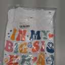 Big Sister Shirt for Girls: Girls Big Sister Shirt Promoted to Big Sister Tshirt Big Sis Announcement Outfit Top, 90