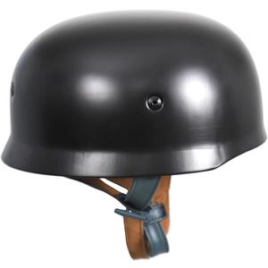 WW2 WWII German M38 Helmet Paratrooper Steel Shell Reproduction Airborne (Black)