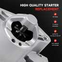New Starter Compatible with Dodge RAM 5.7L 1500 2500 09-103500 4000 2009 & Durango 2011-2023,Jeep Commander 06-10,Jeep Grand Cherokee 05-20,Ram 1500 11-20,1500 Classic 19-20,Ram 2500/3500 11-18,17948
