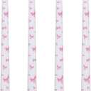 LiuSuper 10 Inch Unscented Taper Candles Set of 4 - Smoke-Free Long Burning Dinner Candles for Wedding Party Decor