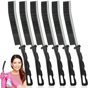 2 x Crevice Cleaning Brush,Multifunctional Cleaning Brush Tool, Bathroom Gap Brush, Small Cleaning Brush, Grout Brush, Kitchen Brush, Cleaning Tools for Toilet, Bathroom, Home, Bathtub, Sink, Household