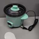 Dash Mini Rice Cooker - Designed for Single-Serve Cooking - Compact Rice Cooker with Nonstick Removable Pot, Keep Warm Function & Easy-to-Clean Sleek Design - Aqua
