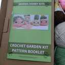 MODDA Crochet Kit for Beginners - Beginner Crochet Starter Kit with Easy-to-Follow Video Tutorials, Learn to Crochet Kits for Adults and Kids, DIY Knitting Supplies, Cactus Kit, 4 Pack Plants Family