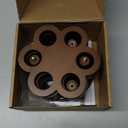 Wooden Egg Holder Countertop 360 Rotating, Egg Rack for 30 Eggs, Spiral Egg Storage Organizer for Kitchen Counter, Farmhouse Fresh Chicken Egg Dispenser for Home, Family ,easter egg (Brown)