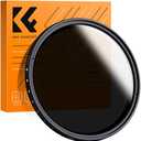 K&F Concept 58mm Variable ND2-ND400 ND Lens Filter (1-9 Stops) for Camera Lens, Adjustable Neutral Density Filter with Microfiber Cleaning Cloth (B-Series)