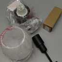 Boncoo Touch Control Table Lamp Dimmable Small Lamp, Ambient Light with Opal Glass Shade Simple Night Light, Modern Accent Lamp Bedside Nightstand Lamp for Bedroom Living Room, E12 Bulb Included