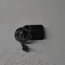 Black Flat Plug Extension Cord, HANYCONY 5ft Power Strip with 4 USB Ports(2 USB C), 4 Widely Outlets Extender, Wall Mount, Desk Charging Station for Office, School, Travel and Dorm Room Essentials