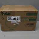 Vplus 350 Pack Paper Plates 7 inch 100% Compostable, Heavy-Duty Disposable Paper Plates Bagasse Natural Biodegradable Eco-Friendly Sugarcane (Nature)