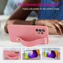 OOK Compatible with Samsung Galaxy A52 5G Case with Wrist Strap, Leopard Silicone Shockproof Protective Slim Anti-Scratch Cheetah Cover for Women Girls, Pink