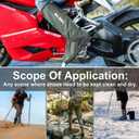 Waterproof Shoe Covers Rain Boot Cover for Men and Women (Large, Blackish Green)