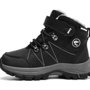 Gyeice Kids Snow Boots Boys Girls Winter Boot Waterproof Non-Slip Outdoor Warm Hiking Shoes,  37