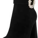 Jessica Simpson Women's Luminna Ankle Boot (9.5, Black)