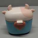 NCVI Baby Formula Dispenser On The Go, Formula Container To Go, Formula Holder for Travel, Outdoor Picnic with Baby Infant, Portable Container for Milk Powder, Snacks, Candy, Fruits (Green)