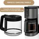14-Cup DCM201 Coffee Maker Carafe Coffee Pot Replacement Compatible with Ninja DCM201, DCM201CP, DCM201BK Programmable XL 14-Cup PRO Coffee Maker