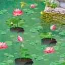 DECOHS 12 Pack Aquatic Plant Pots for Pond, Reusable Fabric Aquatic Plant Pots, Breathable Pond Plant Basket Grow Bags with Handles for Aquatic Plants, Bog Plant, Water Lily, Lotus, Flower (1 Gallon)