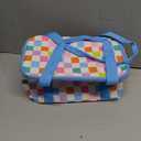 Rainbow Check Extra Large Insulated Lunch Bag
