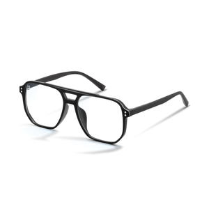 livho Vintage Aviator Blue Light Blocking Glasses, Fashion Oversized Frames for Eye Strain Relief, Unisex Design