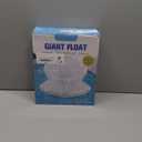 52" Thickened Inflatable Seashell Pool Float, Giant Pool Floating Raft Chair with Pearl Balls, for Children's Party, Ocean Theme Decorations, Beach & Pool Party Decorations (Extra Large)