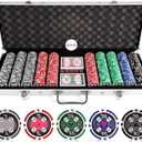 Versa Games 500pc 11.5g Casino Ace Poker Chips Set