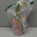 RoseCraft Easter Decorations, Artificial 18 Inch PreLit Easter Egg Tree Tabletop Decor with Delicate Ornaments, for Home Party Wedding Holiday Spring Summer Decoration, Pink/Blue/Yellow.