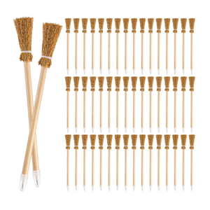 Zonon 48 Pcs Witch Broom Pencils Witch Party Favors Supplies for Kids Teens Adults Classroom Supplies Goodie Bag Fillers