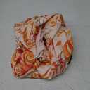 Round Table Cover for Round Tables 36"-70", Fitted Tablecloth with Elastic for Indoor Outdoor Party Holiday, 60inch, Pumpkin