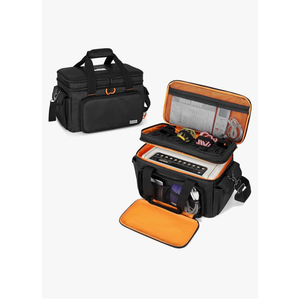 Travel Carry Bag Compatible with Positive Grid Spark 40 Amp, Double Layer Gig Bag with Multiple Pockets for Accessories, Music Gear Case with Handle Strap and Non-slip Bottom, Black Travel Carry Bag Compatible with Positive Grid Spark 40 Amp, Double Layer Gig Bag with Multiple Pockets for Accessories, Music Gear Case with Handle Strap and Non-slip Bottom, Black