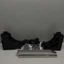 Hacaroa Mini Fridge Stand with 4 Strong Feet, Universal Refrigerator Stand Riser Adjustable Washer and Dryer Pedestals, Multi-functional Washing Machine Base for Small Appliance, Black