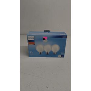 Pack Of 3, Philips LED 40W G25 Soft White 