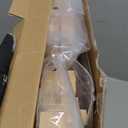 47 Inch Picture Board for Photos Wood Picture Collage Frames Wooden Free Standing Photo Collage Board with 30 Clip for Wedding Bridal Shower Photo Artwork Postcard Greeting Card Organizer