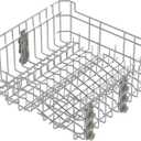 Upgraded WD28X30219 WD28X35779 Dishwasher Upper Rack Replacement Compatible with GE Dishwasher Rack Parts Hotpoint Models ADT521PGF0BS ADT521PGF0WS with WD12X22801 Wheels