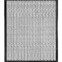 Black camper screen door protector for dogs. Fits 20" to 29". Adjustable Aluminum Grille Guard for Camper Screen Doors, Corrosion-Resistant, Enhanced Screen Protection