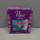 Poise Ultra Thin Incontinence Pads & Postpartum Pads for Bladder Leaks, 3 Drop Light Absorbency, Regular Length, 144 Count