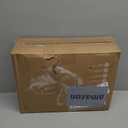 APSMILE King Size Luxury 100% Organic Cotton All Season Down Feather Fibers Comforter, Extra Fluffy Medium Warmth Duvet Insert(106x90, Ivory White)