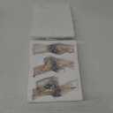 Kurt Adler Off White and Silver Grey Ballerinas Ornament 3 Assorted