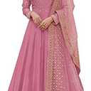 STELLACOUTURE Indian ready to wear gown type salwar kameez for women with rich dupatta 2227-O, XL Size