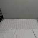 HYMOKEGE Light Grey Full Size Comforter Sets Seersucker 7 Pieces, All Season Luxury Bed in a Bag for Bedroom, Bedding Set with Comforters, Sheets, Pillowcases & Shams