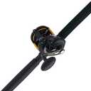PENN 6'6" Squall II Lever Drag Fishing Rod & Size 50 Reel Combo, Medium Heavy Power, Fast Action, Right Handle Position, Full Graphite Body and Sideplate Construction
