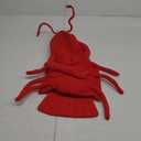 Casual Canine Lobster Paws Dog Costume, Medium (Fits lengths up to 16"), Red-Orange (M (Neck: 13", Girth: 22", Back: 16"))