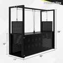 32 Armadillo Trap, Heavy Duty Steel Live Animal Trap, Humane Catch & Release for Armadillos, Raccoons, Cats, Skunks & Other Medium-Sized Wildlife
