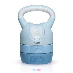 Yes4All Kettlebell Sets, Adjustable Kettlebell Set for Strength Training, Kettlebells Adjustable Weight for Versatile Workouts